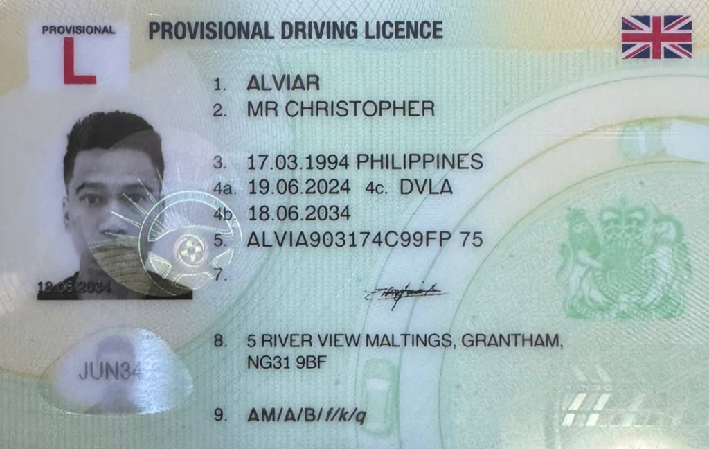 uk provisional license